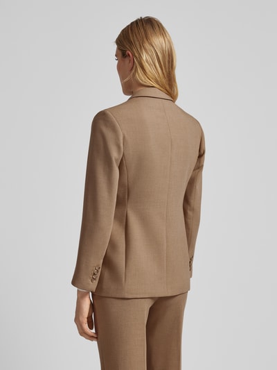 Selected Femme Blazer mit Pattentaschen Modell 'RITA' Camel Melange 5