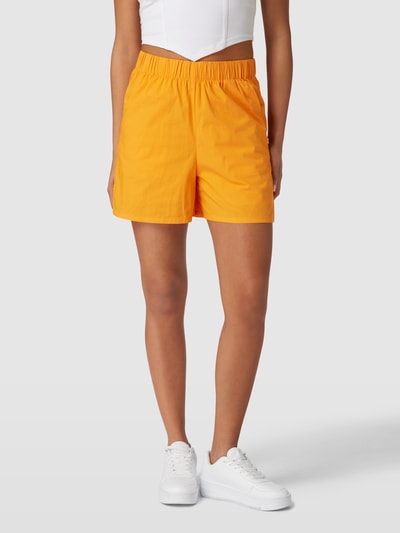 Tom Tailor Denim Shorts mit elastischem Bund Orange 4