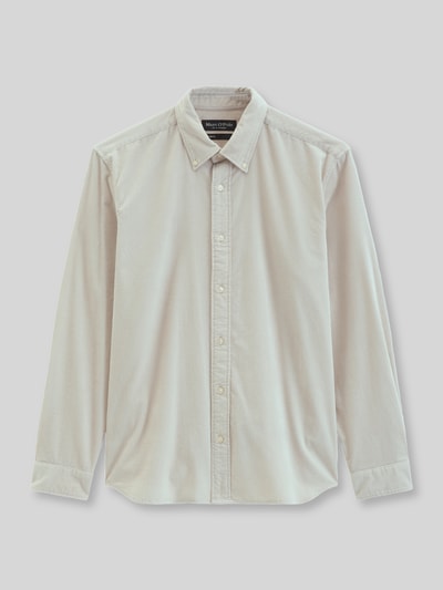 Marc O'Polo Regular Fit Freizeithemd aus Baumwolle mit Cordstruktur Beige 2