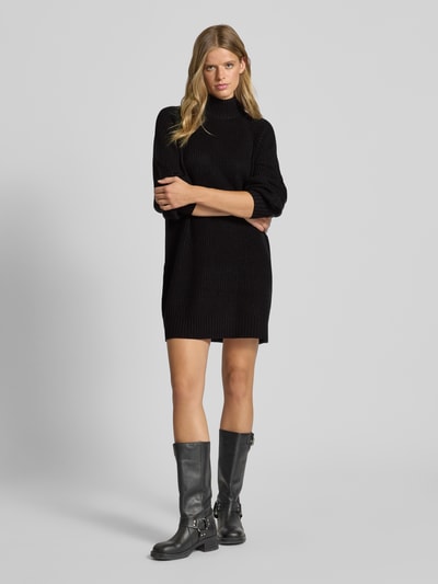 Noisy May Minikleid mit gerippten Abschlüssen Modell 'TIMMY' Black 1