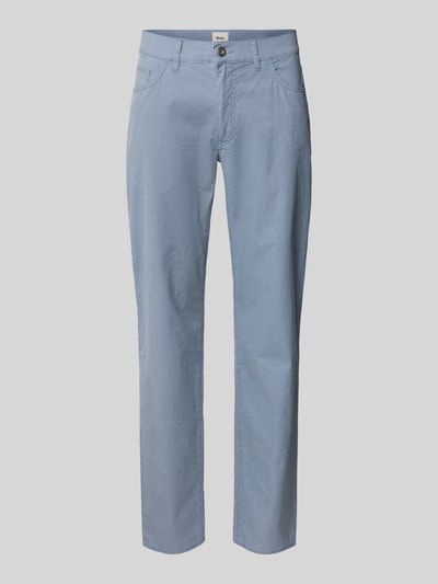 Brax Regular Fit Hose mit 5-Pocket-Design aus Baumwoll-Mix Modell 'Cadiz' Hellblau 2
