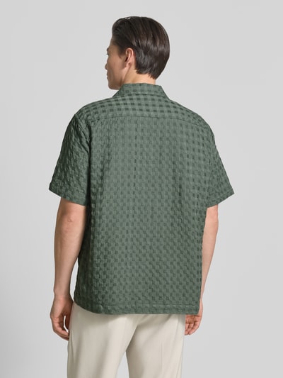 Selected Homme Relaxed Fit Freizeithemd aus reiner Baumwolle Modell 'MONTY' Gruen 5