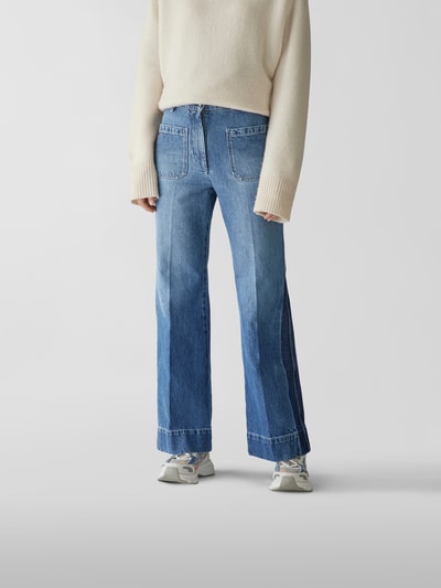 Victoria Beckham Jeans mit Brand-Stitching Modell "ALINA" Jeansblau 4