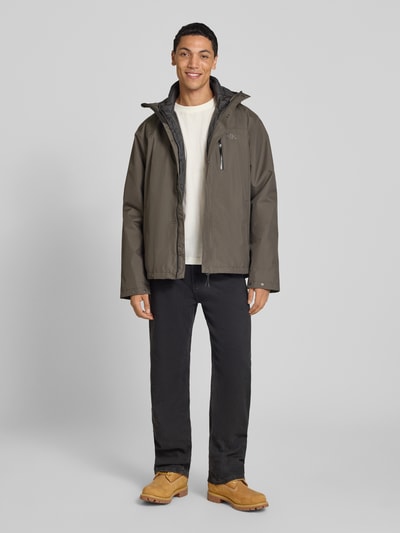 Helly Hansen Regular Fit Jacke mit Logo-Print Modell 'Juell' Oliv 1