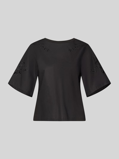 Weekend Max Mara Regular Fit T-Shirt aus reiner Baumwolle Modell 'TARGA' Black 2