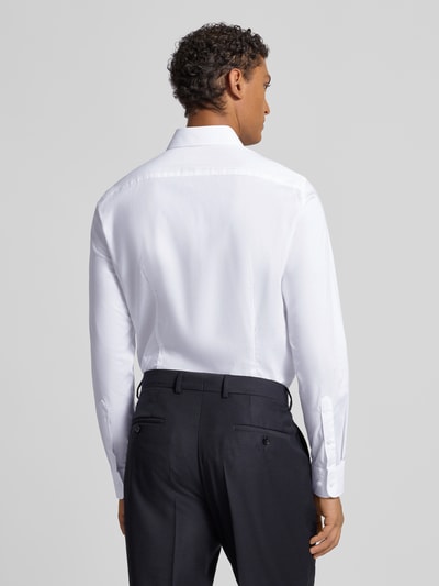 Tommy Hilfiger Tailored Slim Fit Businesshemd aus Baumwoll-Mix Weiss 5