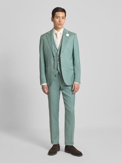 MCNEAL Slim Fit Anzugsakko mit Knopfleiste Gruen 1