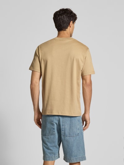 Lacoste Regular Fit T-Shirt aus reiner Baumwolle Beige 5