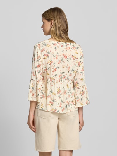 Only Regular fit blousetop van pure viscose, model 'ELIZA' Ecru - 5