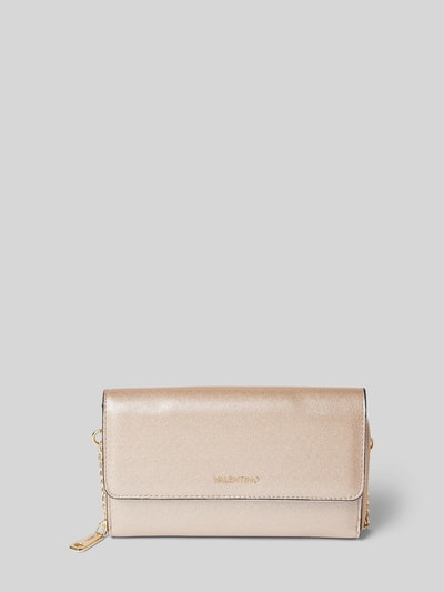 VALENTINO BAGS Clutch met labelapplicatie, model 'KALUA' Goud gemêleerd - 1