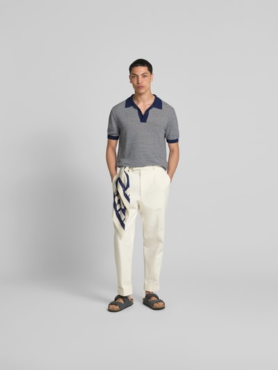 Closed Poloshirt mit kurzer Knopfleiste Bleu 1