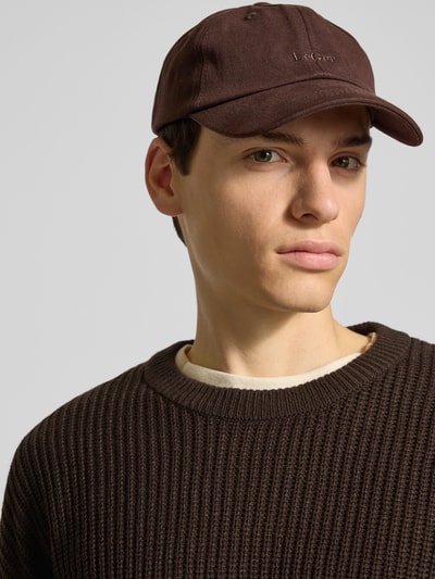 Jack & Jones Sweter z dzianiny z okrągłym dekoltem model ‘KAITO’ Ciemnobrązowy 3