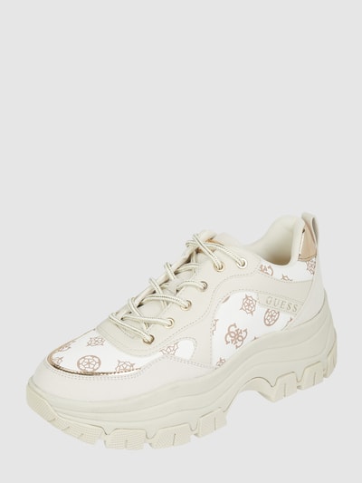 Guess Sneaker mit Logo-Muster  Offwhite 1