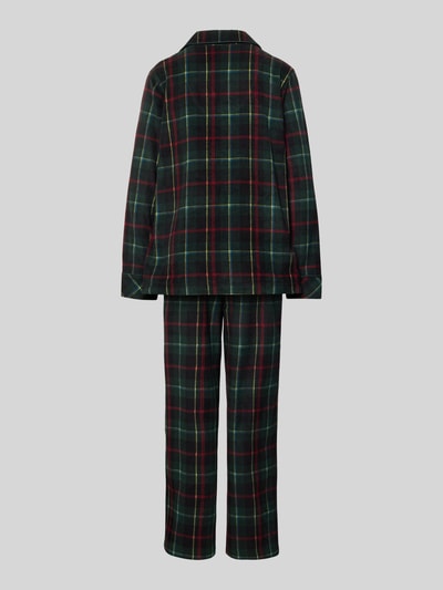 Lauren Ralph Lauren Pyjama met reverskraag Groen - 3