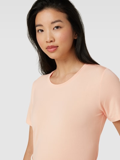 Schiesser T-Shirt mit Rundhalsausschnitt Modell 'Mix+Relax' Apricot 3