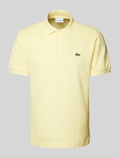 Lacoste Classic Fit Poloshirt mit Label-Badge Hellgelb 2