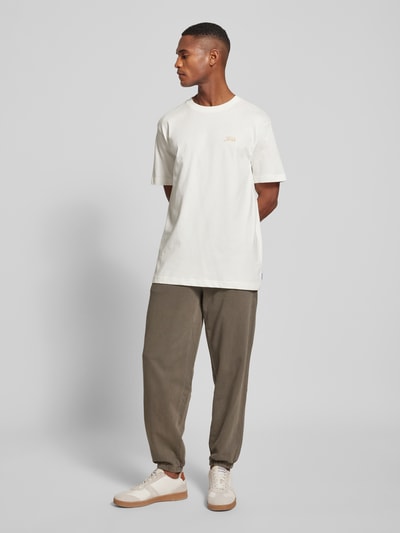 Mazine Sweatpants mit elastischem Bund Mittelbraun 1