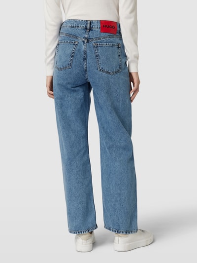 HUGO Jeans mit asymmetrischem Bund Blau Melange 5