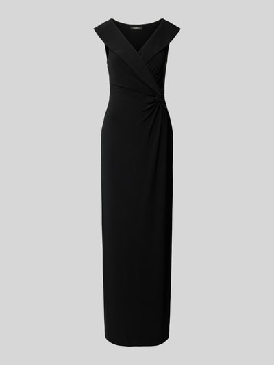 Lauren Ralph Lauren Abendkleid mit Knotendetail Modell 'LEONIDAS' Black 2