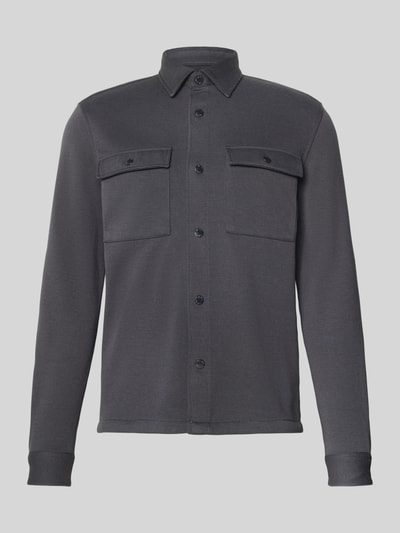MCNEAL Hemdjacke mit Druckknopfleiste Dunkelgrau 2