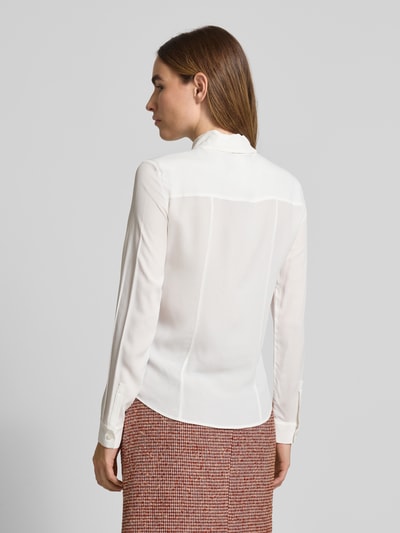 MAX&Co. Regular Fit Hemdbluse mit Seidenanteil Modell 'ATENEO' Weiss 5