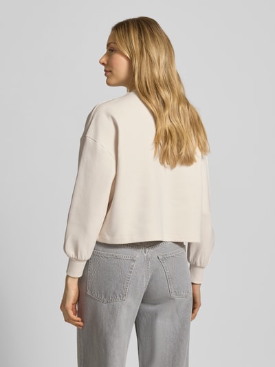 Armani Exchange Sweatshirt mit Logo-Print und Rundhalsausschnitt Offwhite 5