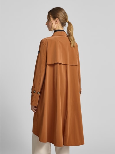 Peuterey Lange jas met strookzak, model 'Abeba' Terracotta - 5