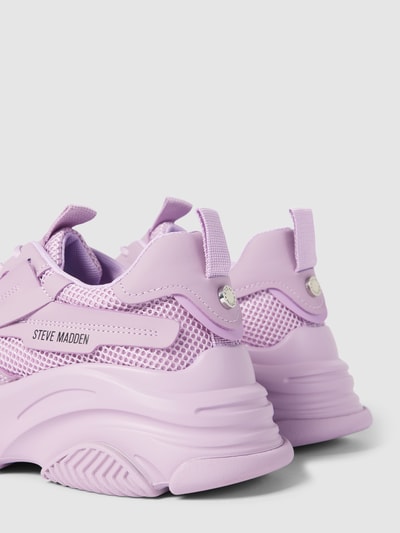 Steve Madden Sneakers met labeldetails, model 'POSSESSION' Lavendel - 3