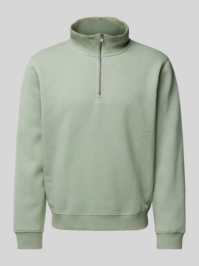 Jack & Jones Sweatshirt mit Troyer-Kragen Modell 'BRADLEY' Mint 2