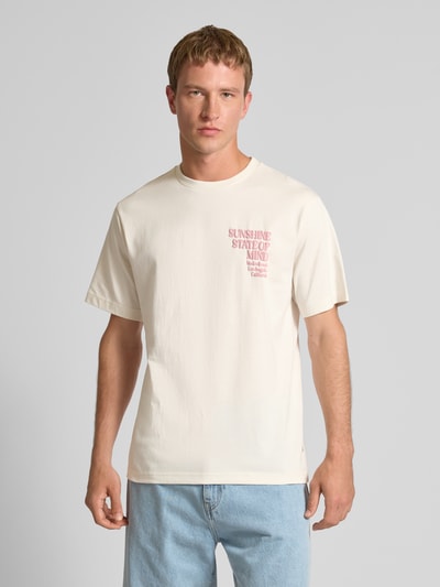 Only & Sons T-shirt o kroju relaxed fit z czystej bawełny model ‘KENNY’ Biały 4