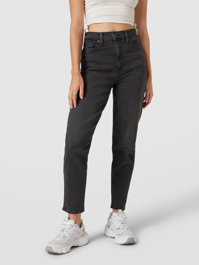 Levi's® Mom fit jeans met labeldetail Jeansblauw - 4
