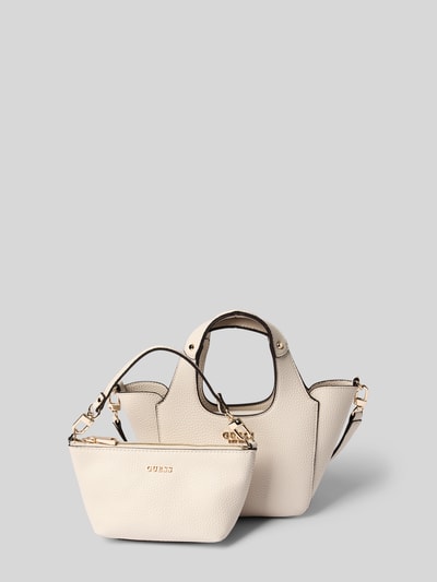 Guess Handtasche mit Label-Applikation Modell 'HELINA' Offwhite 2