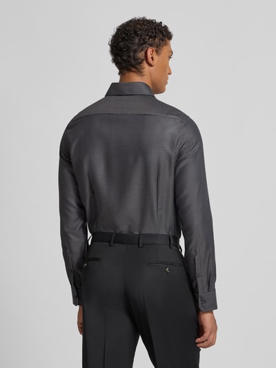 SEIDENSTICKER Slim Fit Business-Hemd mit Kentkragen Anthrazit 5