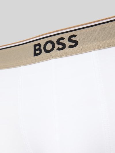 BOSS Boxershort met elastische band met logo in een set van 3 stuks Olijfgroen - 2