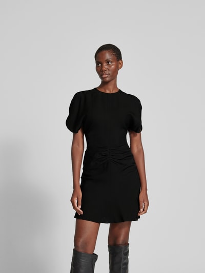 Victoria Beckham Knielanges Kleid aus reiner Viskose Black 4