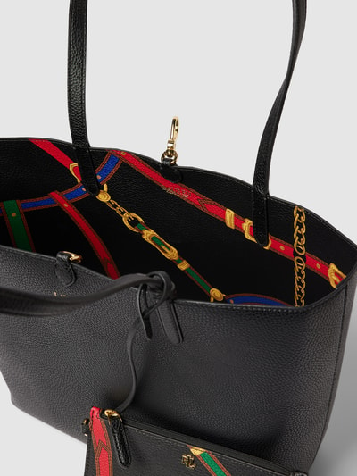 Lauren Ralph Lauren Shopper met labeldetails Zwart - 5