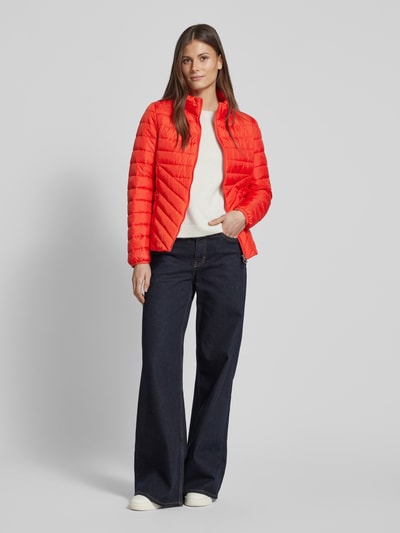 s.Oliver RED LABEL Regular Fit Steppjacke mit Stehkragen Rot 1