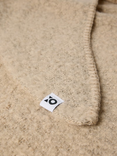 OPUS Schal mit Logo-Patch in Strick-Optik Modell 'Amadsi' Beige 2