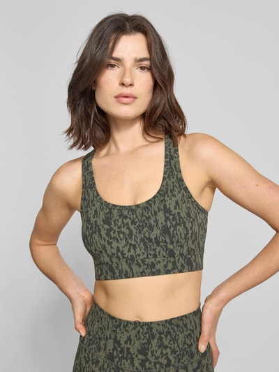 VARLEY Stanik z tyłem o kroju bokserki model ‘ALWAYS SELMA’ Oliwkowy 3