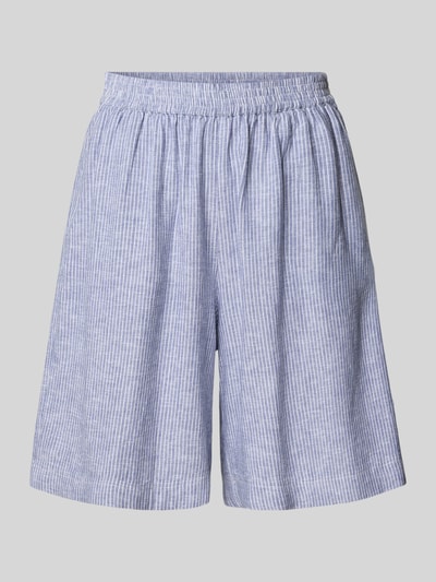BOSS Orange Shorts aus Leinen-Viskose-Mix mit elastischem Bund Hellblau 2