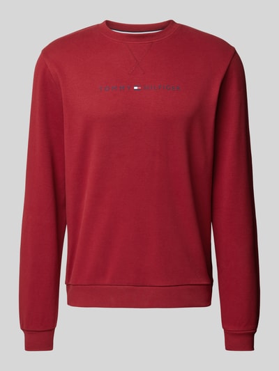 Tommy Hilfiger Sweatshirt met labelprint Rood - 2