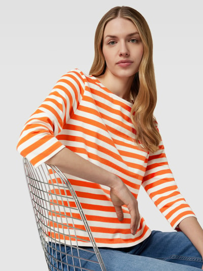 Christian Berg Woman Shirt met lange mouwen met streepmotief Oranje - 3