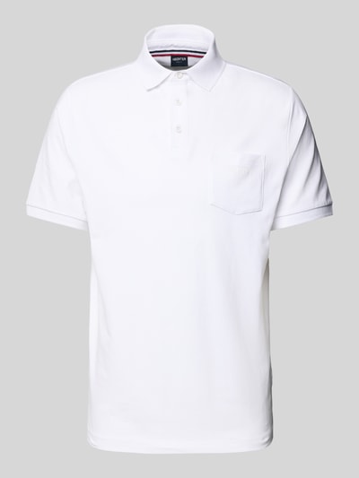 HECHTER PARIS Poloshirt met korte knoopsluiting Wit - 2