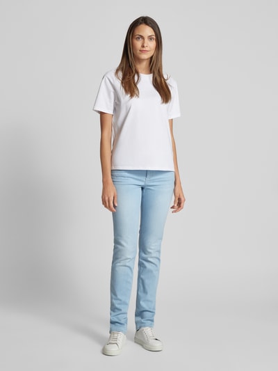 Angels Slim fit jeans in 5-pocketmodel, model 'Cici' Lichtblauw - 1