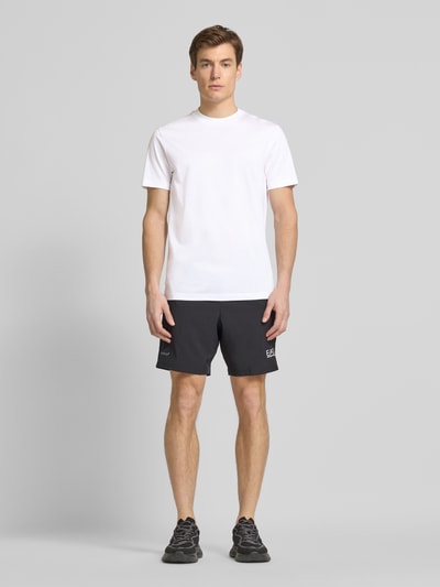 Emporio Armani T-Shirt aus Lyocell-Mix Offwhite 1