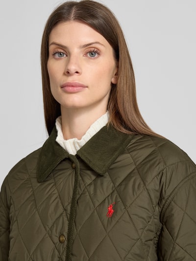 Polo Ralph Lauren Kurtka pikowana z wyhaftowanym logo Ciemnozielony 3