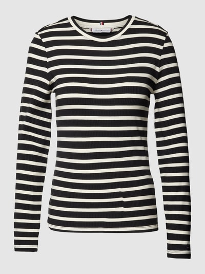 Tommy Hilfiger Longsleeve mit Streifenmuster Black 2