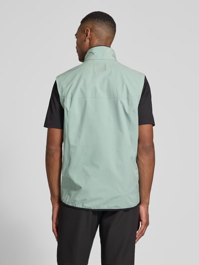 BOSS Green Gilet met labelprint, model 'Putt' Mintgroen - 5