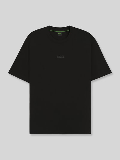 BOSS Green Relaxed Fit T-Shirt aus reiner Baumwolle Modell 'TEE 10' Black 2