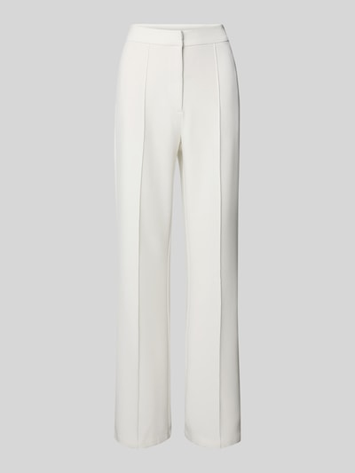 GUIDO MARIA KRETSCHMER WOMAN Spodnie materiałowe z wpuszczanymi kieszeniami w stylu francuskim model ‘RAQUEL’ Biały 2